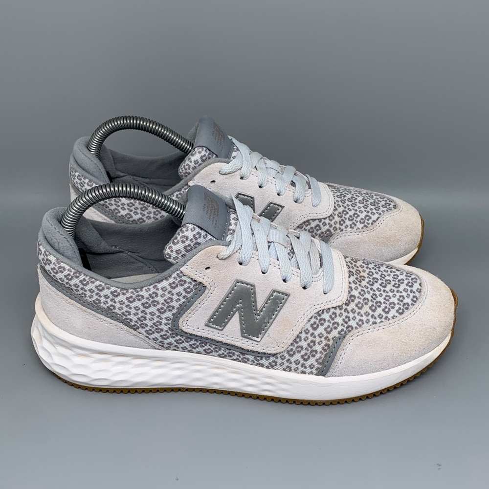 New Balance Fresh‎ Foam X70 Leopard Print Running Shoes WSX70MC1 Women’s Sz 8.5B